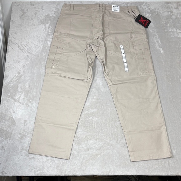 Men's Beige Cargo Pants - Picture 13 of 15